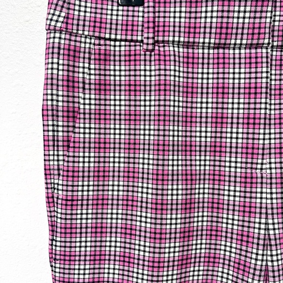 J. Crew Cameron slim crop pant in pink plaid 6 - Picture 4 of 9